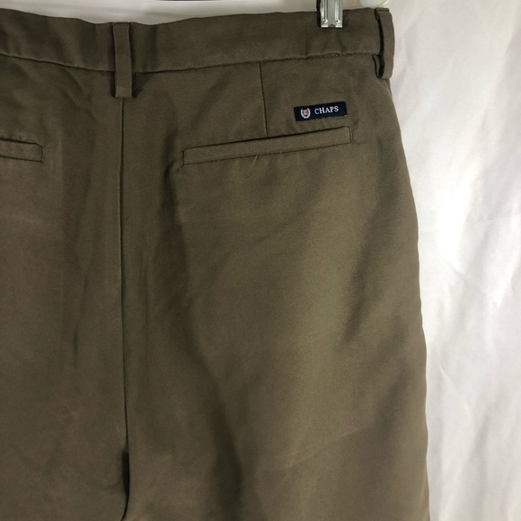 Chaps Flat Front Hidden Stretch Waist Shorts - Picture 7 of 8